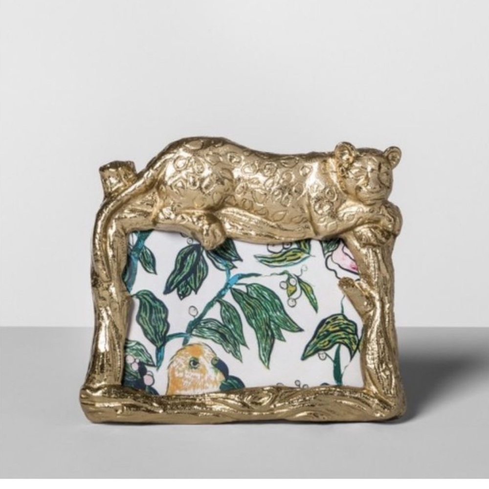 Gold Leopard Opal House Frame